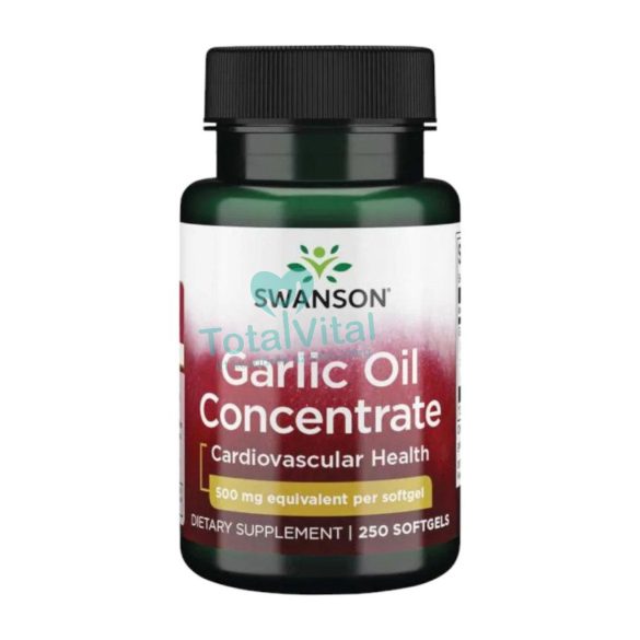 Swanson fokhagyma olaj koncentrátum 500mg kapszula 250 db