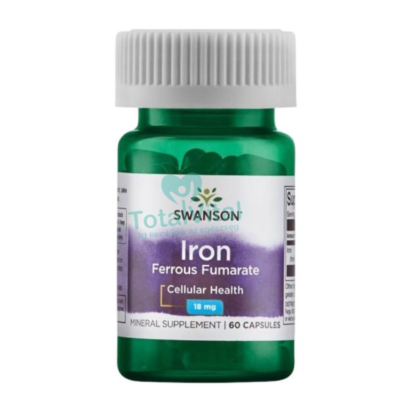 Swanson iron (vas-fumarát) 18mg 60 kapszula