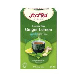 Yogi bio tea zöld tea gyömbérrel citrommal 31 g