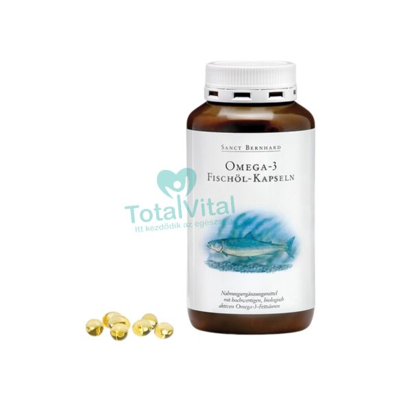 Sanct bernhard omega-3 halolaj kapszula 400db