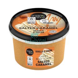   Organic shop bio cukros testradír salted caramel vaníliával és kakaóval 250 ml