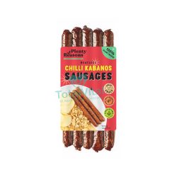   Plenty reasons vegán kabanossi kolbász chilis jellegű készítmény 160g