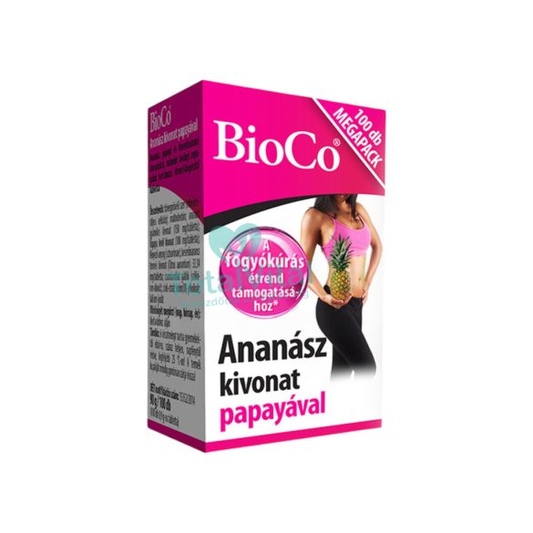 Bioco ananász kivonat papayával megapack 100db