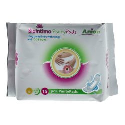   Biointimo panty pads hosszított szárnyas tisztasági betét 15 db