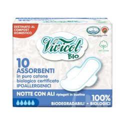 Vivicot bio éjszakai szárnyas betét 10 db