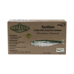   BIO Pesasur Szardínia filé extra szűz olívaolajban  konzervdobozos 120 g