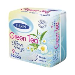   Carin ultra green tea ultravékony szárnyas intimbetét 9 db